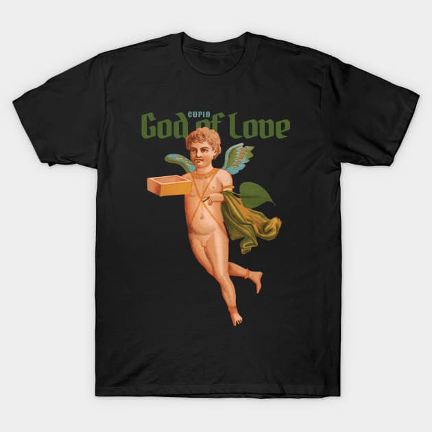 Ancient Cupid Angel God of Love T-Shirt by KewaleeTee